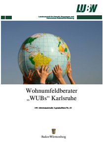 Bild der Titelseite der Publikation: Arbeitsmaterialie 048: Wohnumfeldberater "WUBS" Karlsruhe