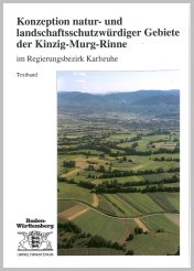 Bild der Titelseite der Publikation: Konzeption natur- und landschaftsschutzwürdiger Gebiete der Kinzig-Murg-Rinne im Regierungsbezirk Karlsruhe