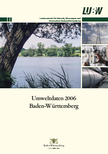 Bild der Titelseite der Publikation: Umweltdaten 2006 Baden-Württemberg