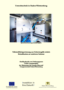 Bild der Titelseite der Publikation: Nährstoffrückgewinnung aus Schweinegülle mittels Kristallisation an reaktivem Substrat - Nährstoffe aus Gülle