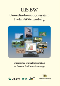 Bild der Titelseite der Publikation: UIS BW - Umweltinformationssystem Baden-Württemberg