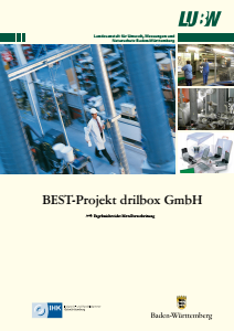 Bild der Titelseite der Publikation: BEST-Projekt drilbox GmbH