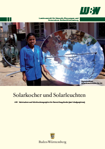 Bild der Titelseite der Publikation: Arbeitsmaterialie 033: Solarkocher- und Solarleuchtenprojekte für Entwicklungsländer