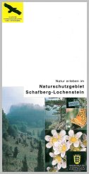 Bild der Titelseite der Publikation: Natur erleben im Naturschutzgebiet Schafberg-Lochenstein