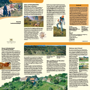 Bild der Titelseite der Publikation: Weshalb Landschaftspflege?