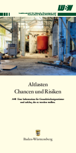 Bild der Titelseite der Publikation: Altlasten - Chancen und Risiken