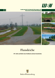 Bild der Titelseite der Publikation: Flussdeiche