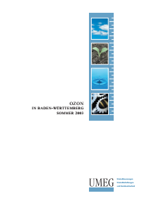 Bild der Titelseite der Publikation: Ozon in Baden-Württemberg. Sommer 2003