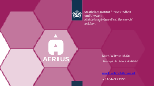Bild der Titelseite der Publikation: Vortrag über das Niederländische Internettool AERIUS