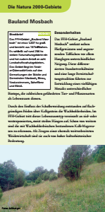 Bild der Titelseite der Publikation: Natura 2000 gemeinsam umsetzen - Bauland Mosbach