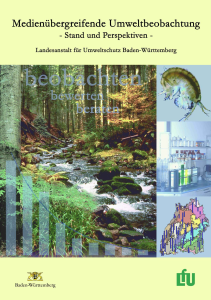 Bild der Titelseite der Publikation: Medienübergreifende Umweltbeobachtung - Stand und Perspektiven