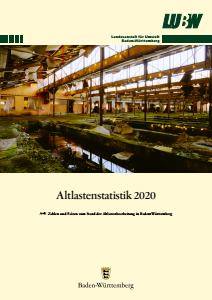 Bild der Titelseite der Publikation: Altlastenstatistik 2020