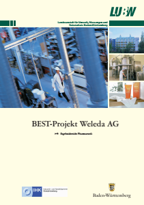 Bild der Titelseite der Publikation: BEST-Projekt Weleda AG