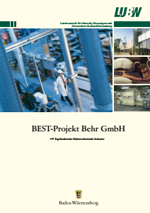 Bild der Titelseite der Publikation: BEST-Projekt Behr GmbH
