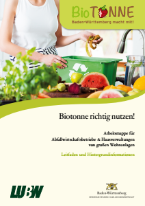 Bild der Titelseite der Publikation: Biotonne richtig nutzen!