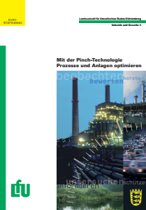 Bild der Titelseite der Publikation: Mit der Pinch-Technologie Prozesse und Anlagen optimieren
