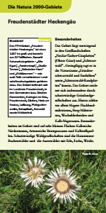 Bild der Titelseite der Publikation: Natura 2000 gemeinsam umsetzen - Freudenstädter Heckengäu