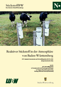 Bild der Titelseite der Publikation: Reaktiver Stickstoff in der Atmosphäre von Baden-Württemberg