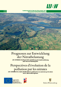 Bild der Titelseite der Publikation: MoNit: Prognosen zur Entwicklung der Nitratbelastung