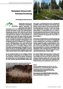 Bild der Titelseite der Publikation: Nationalpark Schwarzwald – Kernzonen-Erweiterung