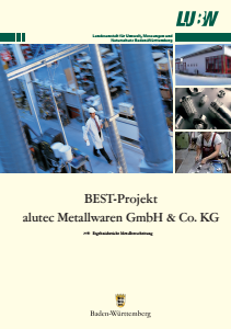 Bild der Titelseite der Publikation: BEST-Projekt alutec Metallwaren Gmbh & Co.KG