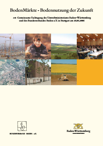 Bild der Titelseite der Publikation: BodenMärkte - Bodennutzung der Zukunft