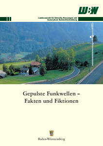 Bild der Titelseite der Publikation: Gepulste Funkwellen - Fakten und Fiktionen