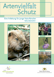 Bild der Titelseite der Publikation: Artenvielfalt - Artenschutz