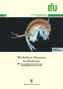 Bild der Titelseite der Publikation: Wirbellose Neozoen im Bodensee