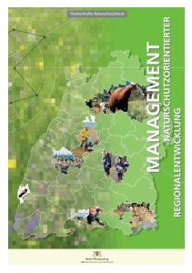 Bild der Titelseite der Publikation: Themenheft Management naturschutzorientierter Regionalentwicklung