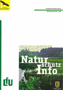 Bild der Titelseite der Publikation: Naturschutz-Info 1999 Heft 1