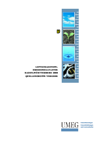 Bild der Titelseite der Publikation: Luftschadstoff-Emissionskataster Baden-Württemberg 2000. Quellengruppe Verkehr