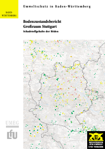 Bild der Titelseite der Publikation: Bodenzustandsbericht Großraum Stuttgart