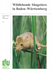 Bild der Titelseite der Publikation: Wildlebende Säugetiere in Baden-Württemberg