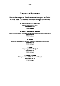 Bild der Titelseite der Publikation: Cadenza Rahmen