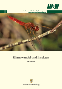 Bild der Titelseite der Publikation: Klimawandel und Insekten
