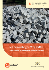 Bild der Titelseite der Publikation: Steine