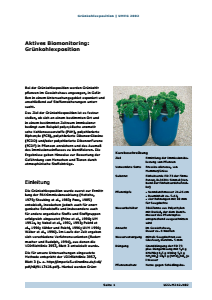 Bild der Titelseite der Publikation: Grünkohlexposition