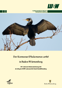 Bild der Titelseite der Publikation: Der Kormoran (Phalacrocorax carbo) in Baden-Württemberg 2022