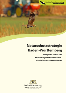 Bild der Titelseite der Publikation: Naturschutzstrategie Baden-Württemberg - Kurzfassung mit Bildern