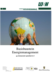 Bild der Titelseite der Publikation: Arbeitsmaterialie 045: Basisbaustein Energiemanagement