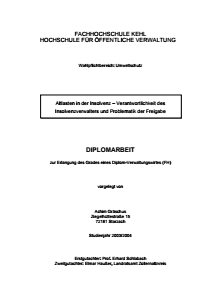 Bild der Titelseite der Publikation: Altlasten in der Insolvenz - Verantwortlichkeit des Insolvenzverwalters und Problematik der Freigabe