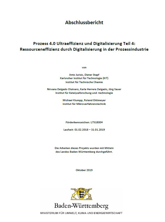 Bild der Titelseite der Publikation: Prozess 4.0 Ultraeffizienz und Digitalisierung