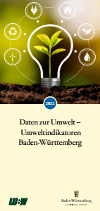 Bild der Titelseite der Publikation: Daten zur Umwelt - Umweltindikatoren Baden-Württemberg 2022