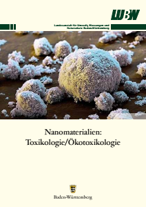 Bild der Titelseite der Publikation: Nanomaterialien: Toxikologie / Ökotoxikologie