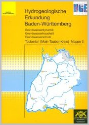 Bild der Titelseite der Publikation: Hydrogeologische Erkundung Baden-Württemberg (HGE) - Taubertal (Main-Tauber-Kreis)