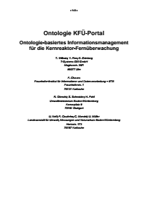 Bild der Titelseite der Publikation: Ontologie KFÜ-Portal - Ontologie-Basiertes Informationsmanagement für die Kernreaktor-Fernüberwachung