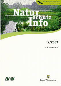 Bild der Titelseite der Publikation: Naturschutz-Info 2007 Heft 2