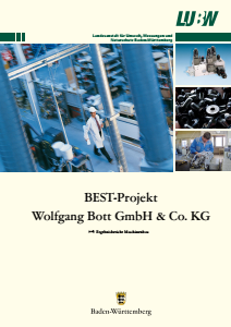 Bild der Titelseite der Publikation: BEST-Projekt Wolfgang Bott GmbH&Co.KG