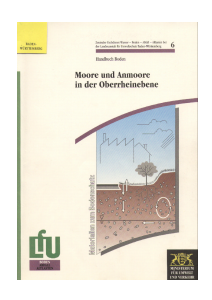 Bild der Titelseite der Publikation: Moore und Anmoore in der Oberrheinebene